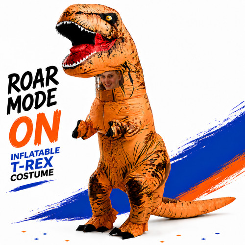 Adult inflatable rex - adult,
