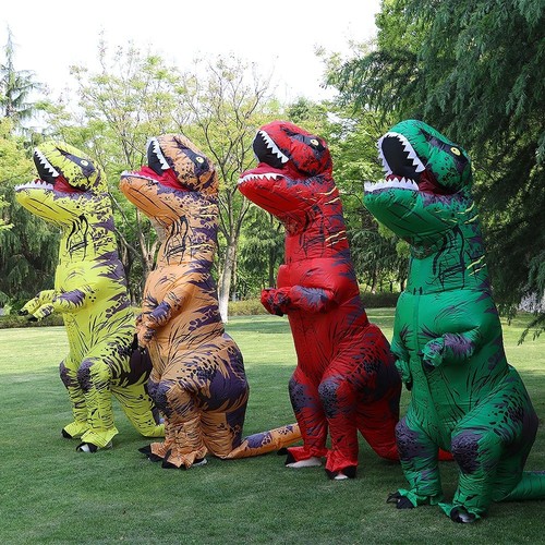 Rex inflatable costume - t-rex,