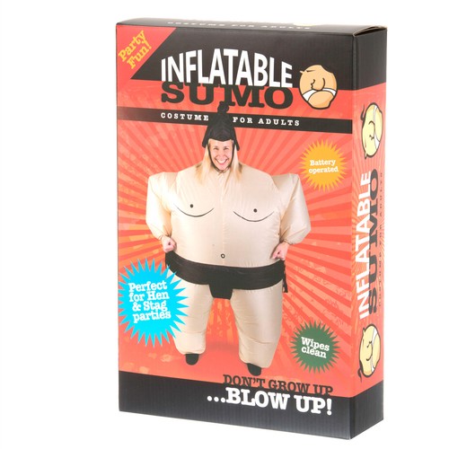Inflatable sumo costume adult - sumo,