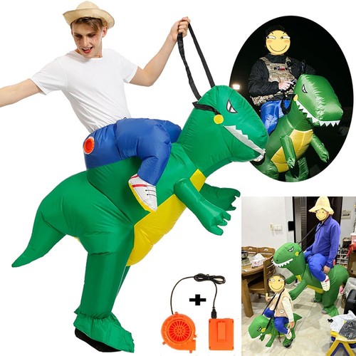 Inflatable dinosaur adult - adult, kids