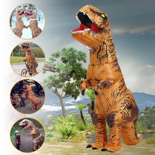 Inflatable rex dinosaur - t,