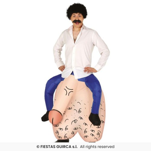 Inflatable testicles fan - testicles, +