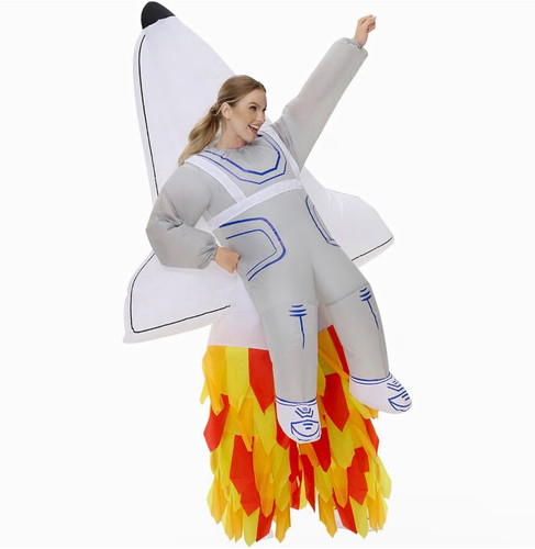 Inflatable rocket astronaut - inflatable,