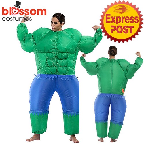 K354 green muscle hulk - k354, adult