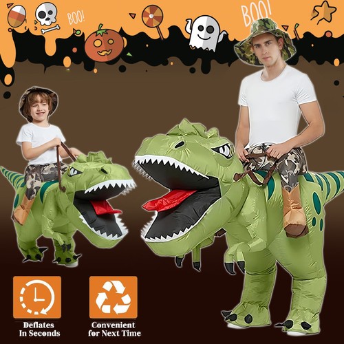Inflatable dinosaur costume - inflatable,