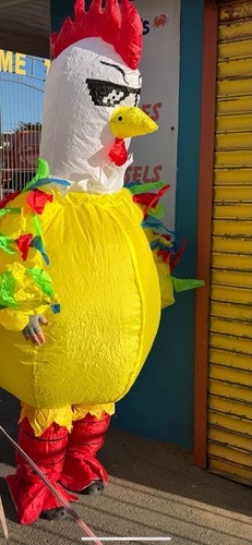 Inflatable chicken costume - inflatable,